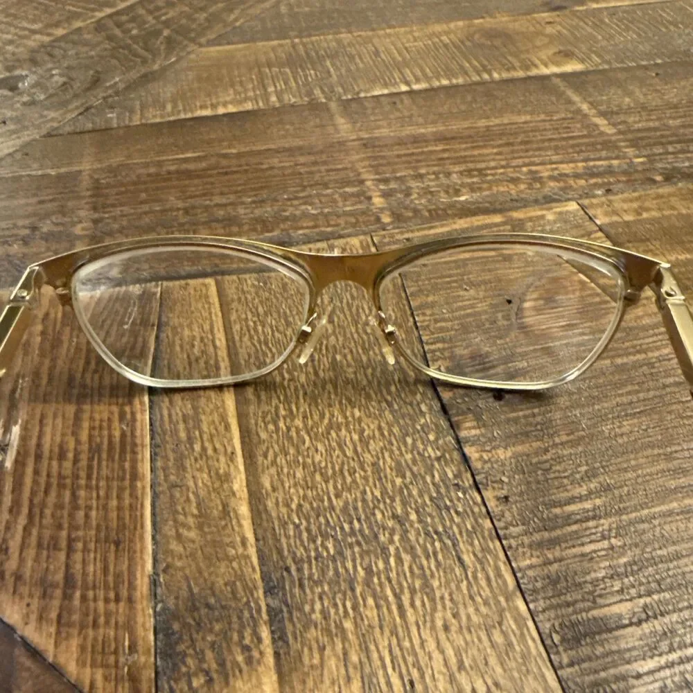 Dolce & Gabbana DG1246 1220 Black Gold Metal Eyeglass Frames 53-15-140 Italy